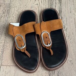 rag & bone Tan and Black Sandals